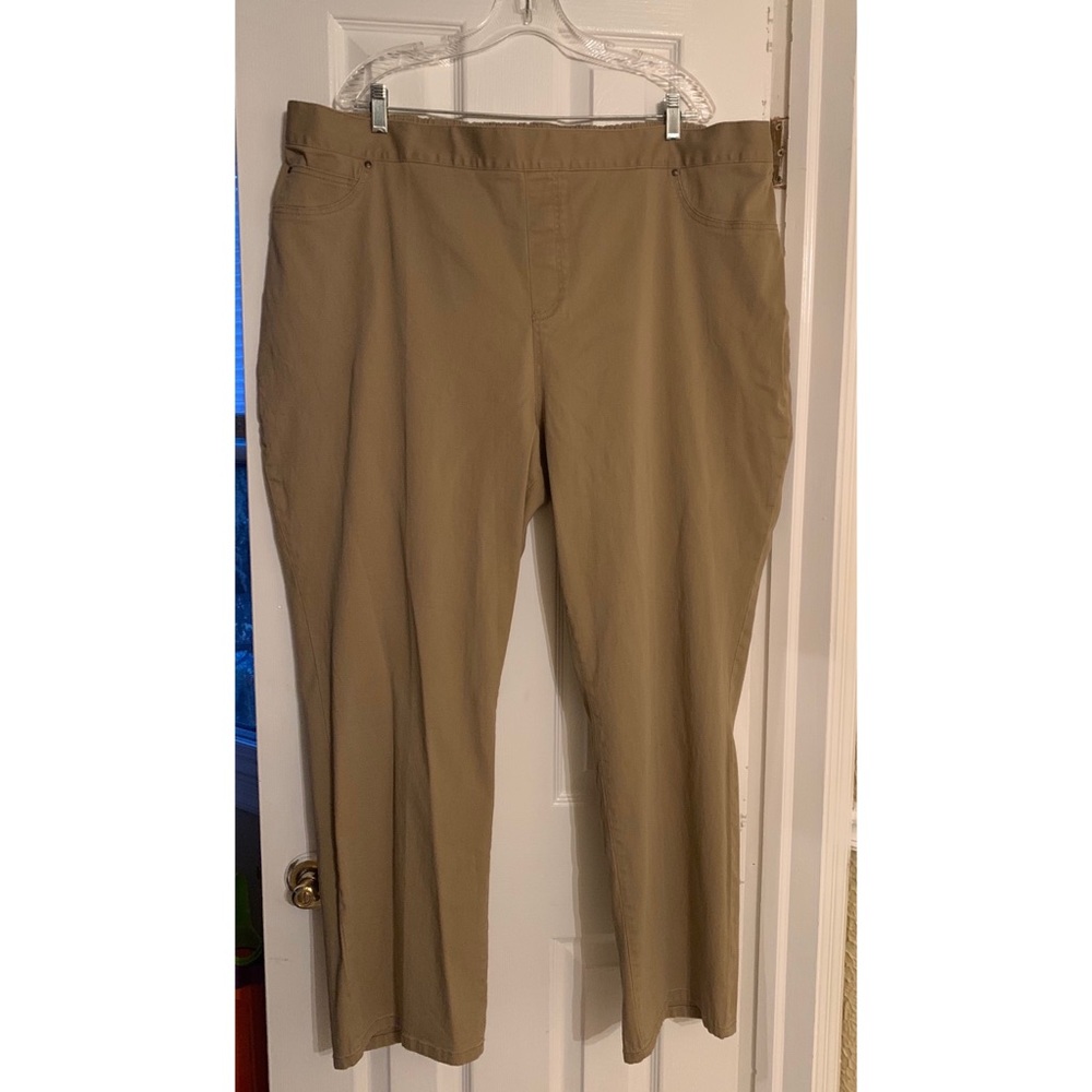Catherine’s Timeless Fit Beige Khaki Jeggings Size 3X
